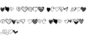 Doodle Heart by Sontaya — Dingbats Font — thumbnail 8
