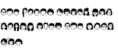 Doodle Human by Nun Sukhwan — Dingbats Font — thumbnail 8