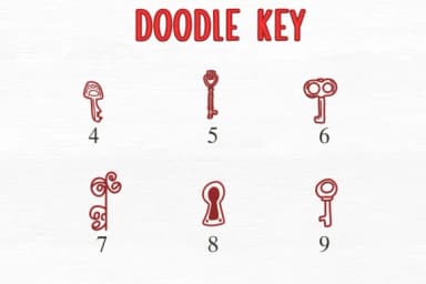 Doodle Key by Nongyao — Dingbats Font — thumbnail 4