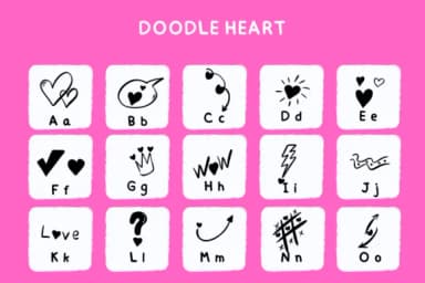 Doodle Love by Bee piyanuch — Dingbats Font — thumbnail 5