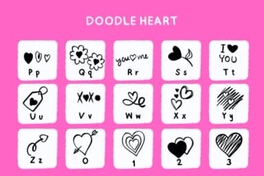 Doodle Love by Bee piyanuch — Dingbats Font — thumbnail 6