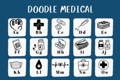 Doodle Medical by CHANOK — Dingbats Font — thumbnail 2
