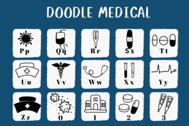 Doodle Medical by CHANOK — Dingbats Font — thumbnail 3