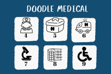 Doodle Medical by CHANOK — Dingbats Font — thumbnail 4