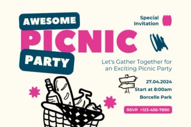 Doodle Picnic by Bee piyanuch — Dingbats Font — thumbnail 5