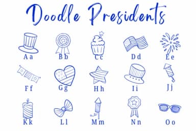 Doodle Presidents by Suphitchaya — Dingbats Font — thumbnail 2