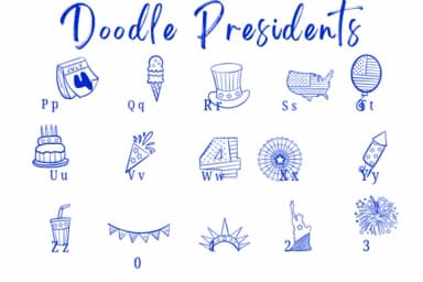 Doodle Presidents by Suphitchaya — Dingbats Font — thumbnail 3