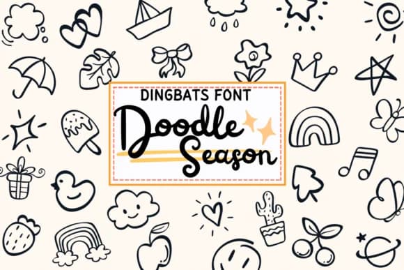 Doodle Season by PraewDesigns — Dingbats Font
