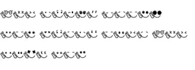 Doodle Smile by Nun Sukhwan — Dingbats Font — thumbnail 8