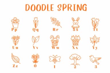 Doodle Spring by CHANOK — Dingbats Font — thumbnail 3