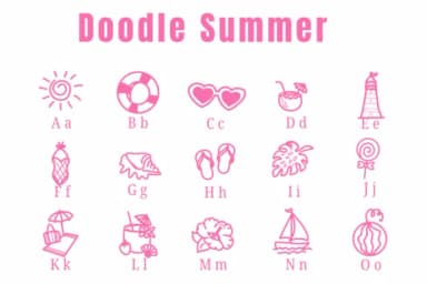 Doodle Summer by Suphitchaya — Dingbats Font — thumbnail 2