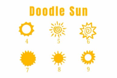 Doodle Sun by Suphitchaya — Dingbats Font — thumbnail 4