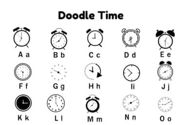 Doodle Time by Nun Sukhwan — Dingbats Font — thumbnail 6