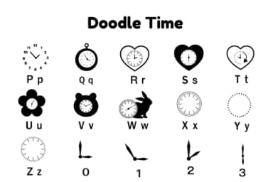 Doodle Time by Nun Sukhwan — Dingbats Font — thumbnail 7