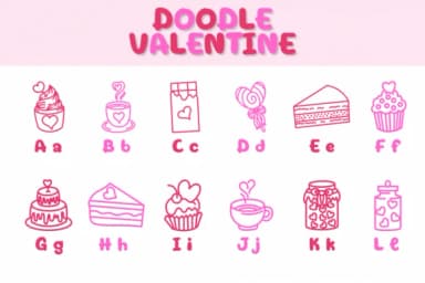 Doodle Valentine by Chonada — Dingbats Font — thumbnail 2
