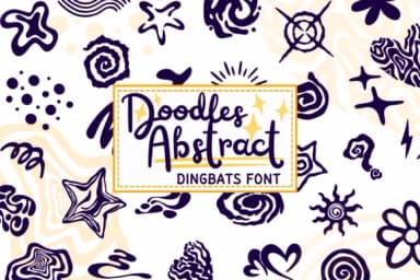 Doodles Abstract by PraewDesigns — Dingbats Font — thumbnail 1