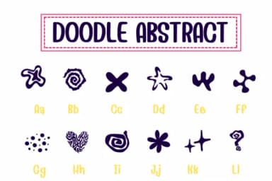 Doodles Abstract by PraewDesigns — Dingbats Font — thumbnail 2