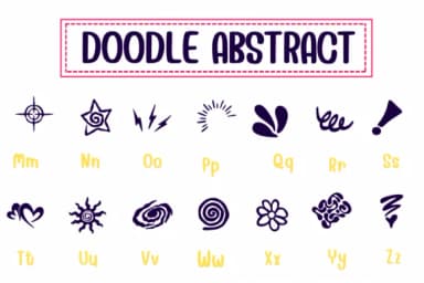 Doodles Abstract by PraewDesigns — Dingbats Font — thumbnail 3
