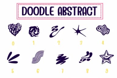Doodles Abstract by PraewDesigns — Dingbats Font — thumbnail 4