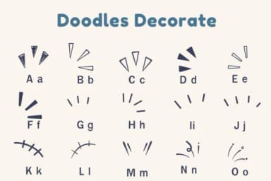 Doodles Decorate by Nun Sukhwan — Dingbats Font — thumbnail 2