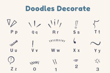Doodles Decorate by Nun Sukhwan — Dingbats Font — thumbnail 3