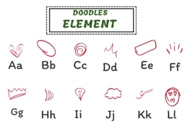 Doodles Element by PraewDesigns — Dingbats Font — thumbnail 2