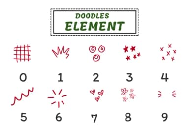Doodles Element by PraewDesigns — Dingbats Font — thumbnail 4