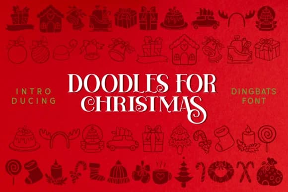 Doodles for Christmas by Dani (7NTypes) — Dingbats Font