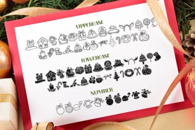 Doodles for Christmas by Dani (7NTypes) — Dingbats Font — thumbnail 2
