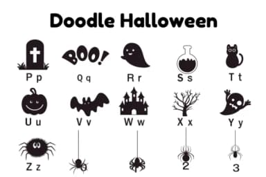 Doodles Halloween by Nun Sukhwan — Dingbats Font — thumbnail 6