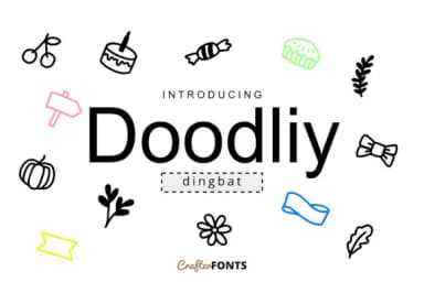 Doodly Doodle&nbsp; by CrafterFonts — Dingbats Font — thumbnail 1