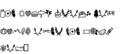 Doodly Doodle&nbsp; by CrafterFonts — Dingbats Font — thumbnail 5