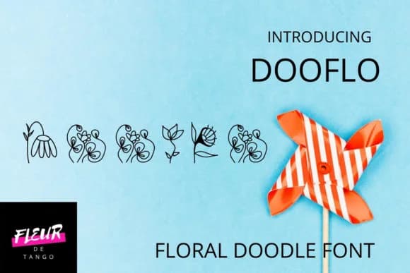 Dooflo by Fleur de Tango — Dingbats Font
