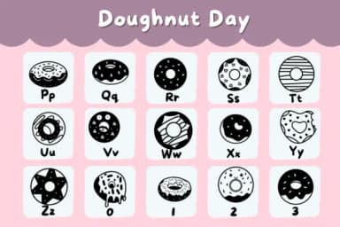 Doughnut Day by Natchuta — Dingbats Font — thumbnail 3