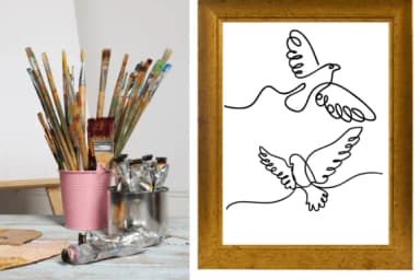 Dove Line Art by Nongyao — Dingbats Font — thumbnail 5