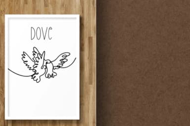 Dove Line Art by Nongyao — Dingbats Font — thumbnail 7
