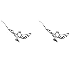 Dove Line Art by Nongyao — Dingbats Font — thumbnail 8