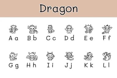 Dragon by Chonada — Dingbats Font — thumbnail 2