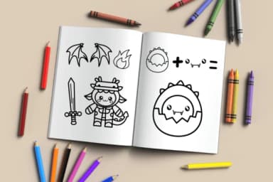 Dragon Doodle by Babymimiart — Dingbats Font — thumbnail 4