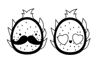 Dragon Fruit Emojis Dingbats by Illustration Ink — Dingbats Font — thumbnail 6