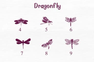 Dragonfly by Nongyao — Dingbats Font — thumbnail 4