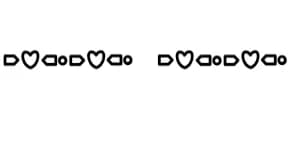 Draw Doodle Heart by Chonada — Dingbats Font — thumbnail 7