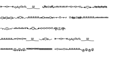 Draw Doodle Heart by Chonada — Dingbats Font — thumbnail 8