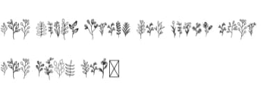 Drawing Plant by Intype Studio — Dingbats Font — thumbnail 5