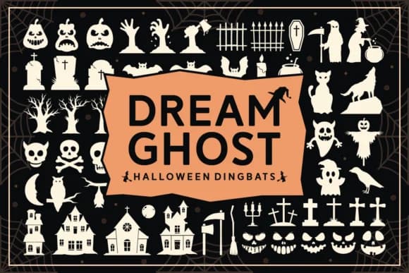 Dream Ghost by Dito (7NTypes) — Dingbats Font