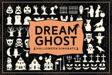 Dream Ghost by Dito (7NTypes) — Dingbats Font — thumbnail 1