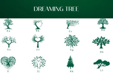 Dreaming Tree by Heartcraft Atelier — Dingbats Font — thumbnail 2