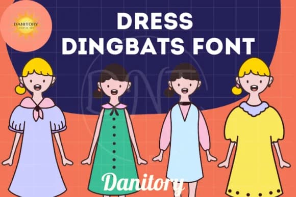Dress by danita.kukkai — Dingbats Font