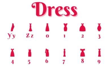 Dress by Chonada — Dingbats Font — thumbnail 4