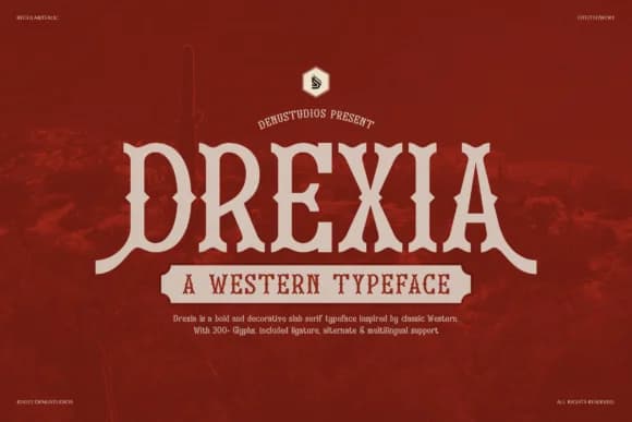 Drexia by Denustudios — Slab Serif Font